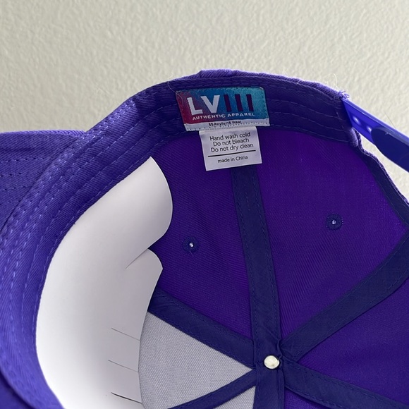 Super Bowl LVIII purple tailgate hat set #NFL - Picture 4 of 7